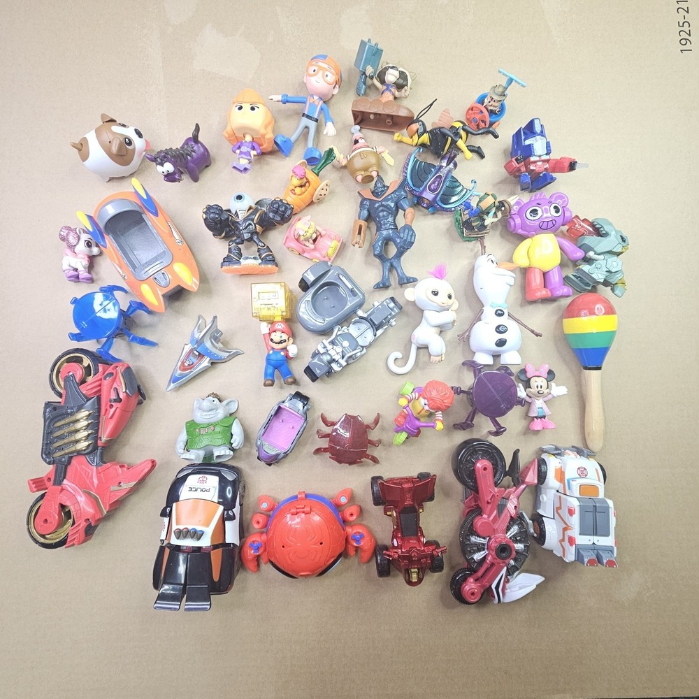 Mixed Character Toy Lot - Blippi, Skylanders Eye-Brawl, Mario, Transformers, Etc